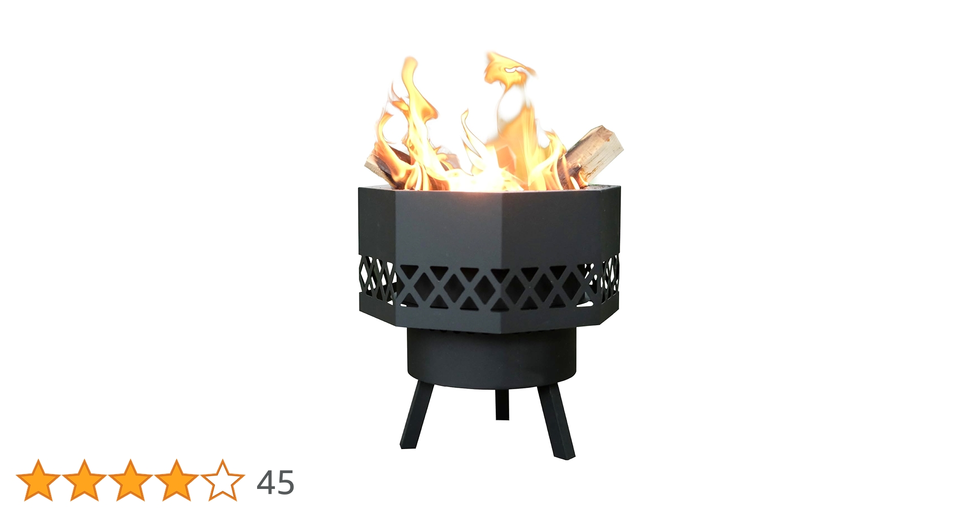 二次燃焼 焚き火台 オクタゴンブラック 焚火台 キャンプ アウトドア 二次燃焼 焚き火台 オクタゴンブラック 焚火台 キャンプ アウトドア